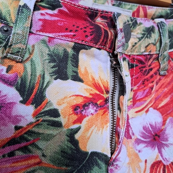 Denim & Supply Ralph Lauren Tropical Floral Skinny Jeans | Size 28 - Picture 7 of 12